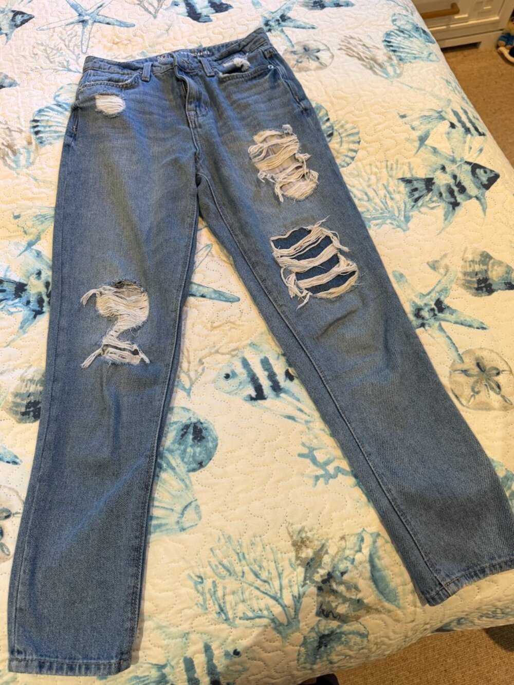 Ripped Casual Jeans